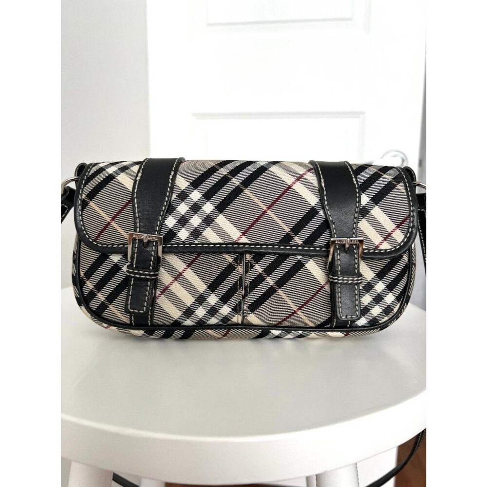 Vintage Burberry Blue Label Crossbody Bag Japan Rare